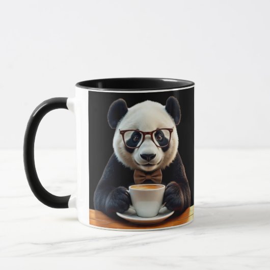 Panda's koffiepauze mok (Links)