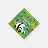 Pandas Lady Amherst's Pheasants Red Pandas Bamboo Servet (Hoek)