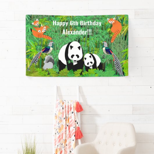 Pandas Lady Amherst's Pheasants Red Pandas Bamboo Spandoek (Insitu)