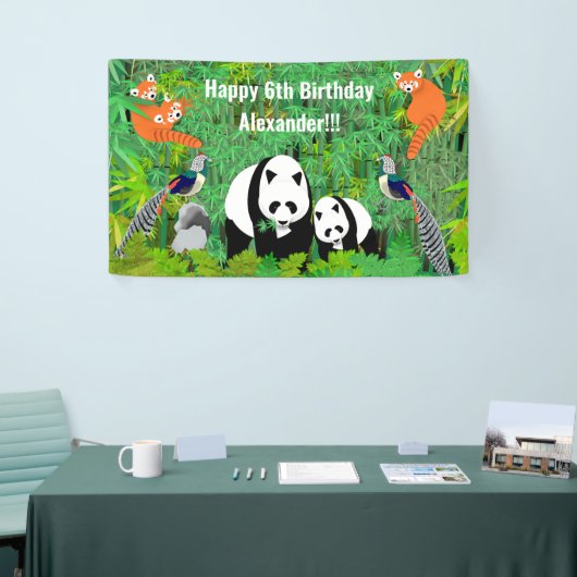 Pandas Lady Amherst's Pheasants Red Pandas Bamboo Spandoek (Beurs)