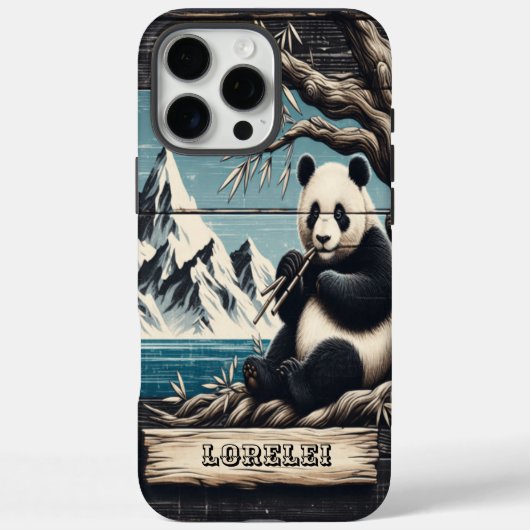 Panda's Mountain Perch: Bamboo Repose Case-Mate iPhone Case (Achterkant)