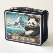 Panda's Mountain Vista: Bamboo Repose (Achterkant)