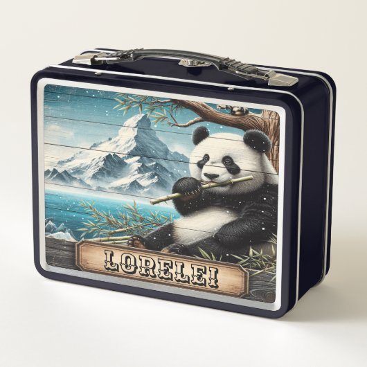 Panda's Mountain Vista: Bamboo Repose (Achterkant)