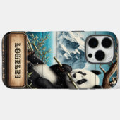 Panda's Mountain Vista: Bamboo Repose Case-Mate iPhone Case (Achterkant (horizontaal))