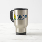 PANDAS Network .org Travel Mug - Basic Reisbeker (Voorkant links)