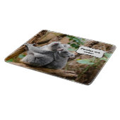 Pandas of Koalas - Welke zijn knuffels? Snijplank (Hoek)