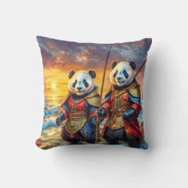 Panda's op het Ready Design van Rich AMeN Gill Kussen
