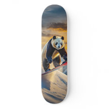 Panda's op snowboards ontwerp van Rich AMeN Gill