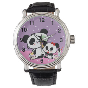 pandas " panda beren " - panda - beer baby " - kaw horloge