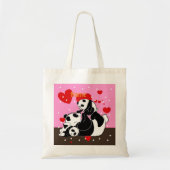 pandas " panda beren " - panda - beer baby " - kaw tote bag (Voorkant)