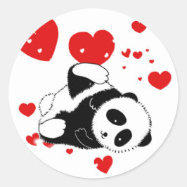 panda's "panda beren" "panda beer baby" "kawaii pa ronde sticker