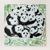 Pandas - Pandemisch - Big Hugs - Collectie Tekenin Legpuzzel (Verticaal)