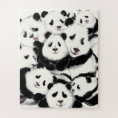 Pandas - Pandemisch - Big Hugs - Collectie Tekenin Legpuzzel (Verticaal)
