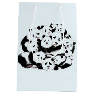 Pandas - Pandemisch - Big Hugs - Collectie Tekenin Medium Cadeauzakje
