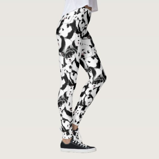 Pandas - Pandemisch - Big Hugs - Tekenend Collecti Leggings (Rechts)