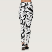 Pandas - Pandemisch - Big Hugs - Tekenend Collecti Leggings (Achterkant)