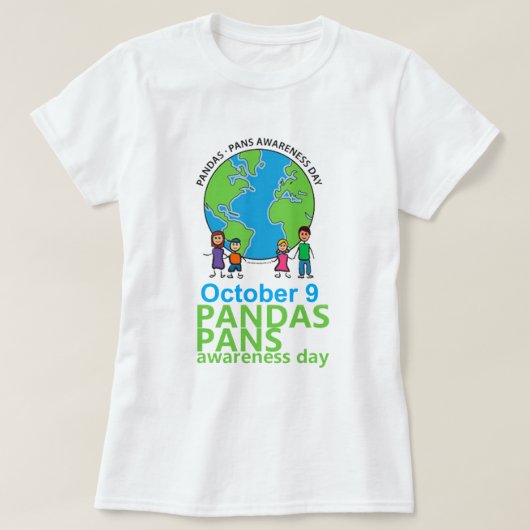 PANDAS/PANS Awareness Day T-Shirt Women's (Design voorkant)