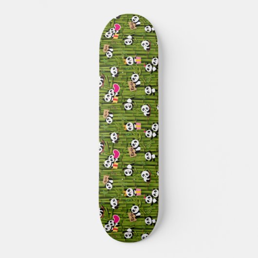 Panda's Patroon 2 Persoonlijk Skateboard (Voorkant)