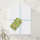 Panda's Patroon 3 Cadeaulabel (Met Touw)
