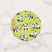 Panda's Patroon 3 Confetti (Kleine voorkant)