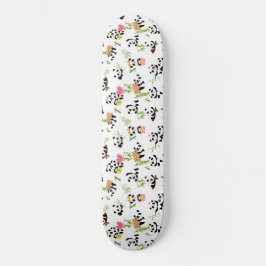 Panda's patroon persoonlijk skateboard
