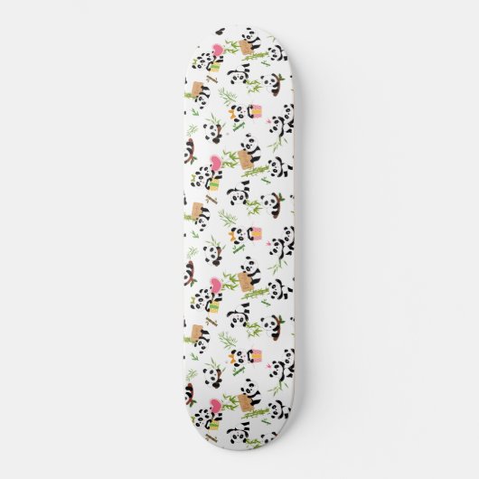Panda's patroon persoonlijk skateboard (Voorkant)