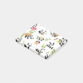 Panda's Patroon Post-it® Notes (Schuin)