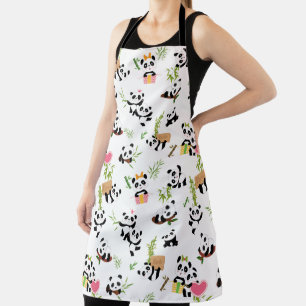 Panda's patroon schort