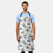 Panda's patroon schort (Gedragen)