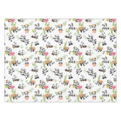 Panda's patroon tafelkleed (Voorkant (Horizontaal))