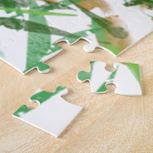 Panda's puzzel grappig (Zijkant)
