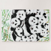 Panda's puzzel grappig (Horizontaal)