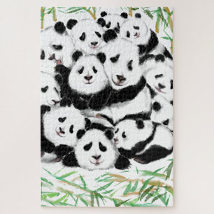 Panda's puzzel grappig
