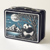 Panda's Quiet Nook: Bamboe Tevredenheid (Achterkant)