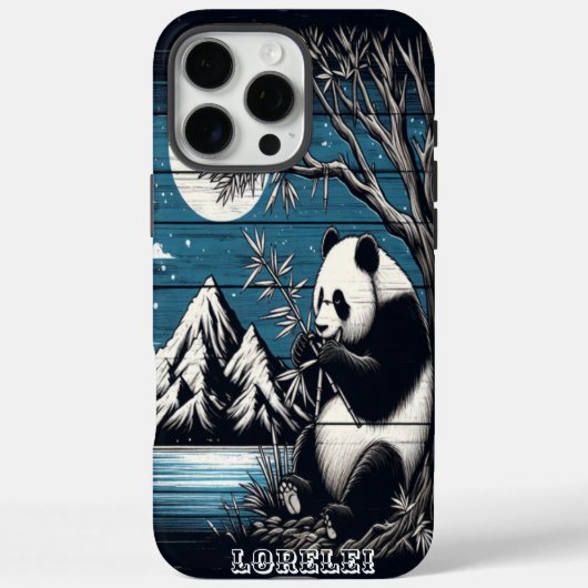 Panda's Quiet Nook: Bamboe Tevredenheid Case-Mate iPhone Case (Achterkant)
