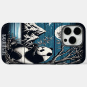 Panda's Quiet Nook: Bamboe Tevredenheid Case-Mate iPhone Case (Achterkant (horizontaal))