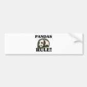 PANDAS-regel! Bumpersticker (Voorkant)