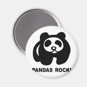 Pandas Rock Magneet (Voorkant / Achterkant)