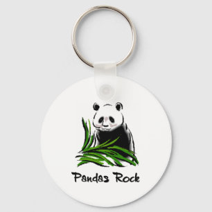 Pandas Rock Sleutelhanger