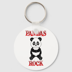 Pandas Rock Sleutelhanger