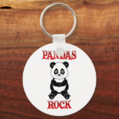 Pandas Rock Sleutelhanger (Voorkant)