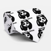Pandas Rock Stropdas (Opgerold)