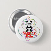 Pandas Rule Ronde Button 5,7 Cm (Voorkant /achterkant)