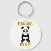 Pandas Rule Sleutelhanger (Voorkant)