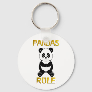 Pandas Rule Sleutelhanger