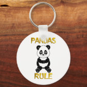 Pandas Rule Sleutelhanger (Voorkant)