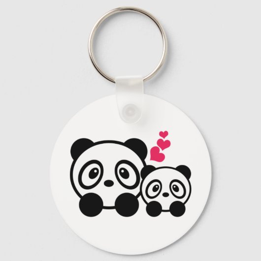 Pandas Sleutelhanger (Voorkant)
