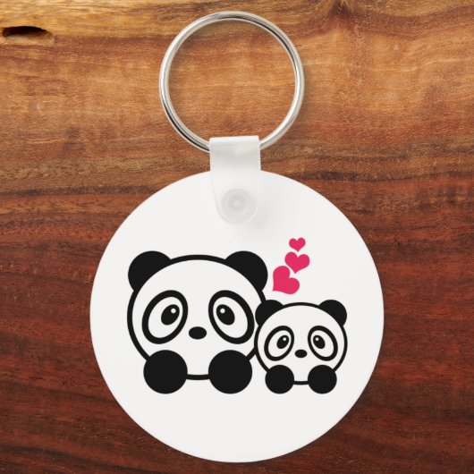 Pandas Sleutelhanger (Voorkant)