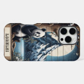 Panda's Stille Hoek: Bamboe Genot iPhone Hoesje (Achterkant horizontaal)