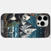 Panda's Treetop Hideaway: Bamboo Indulgence Case-Mate iPhone Case (Achterkant (horizontaal))